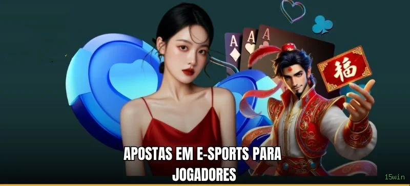 Imagem promocional do cassino online da 15win mostrando jogos ao vivo