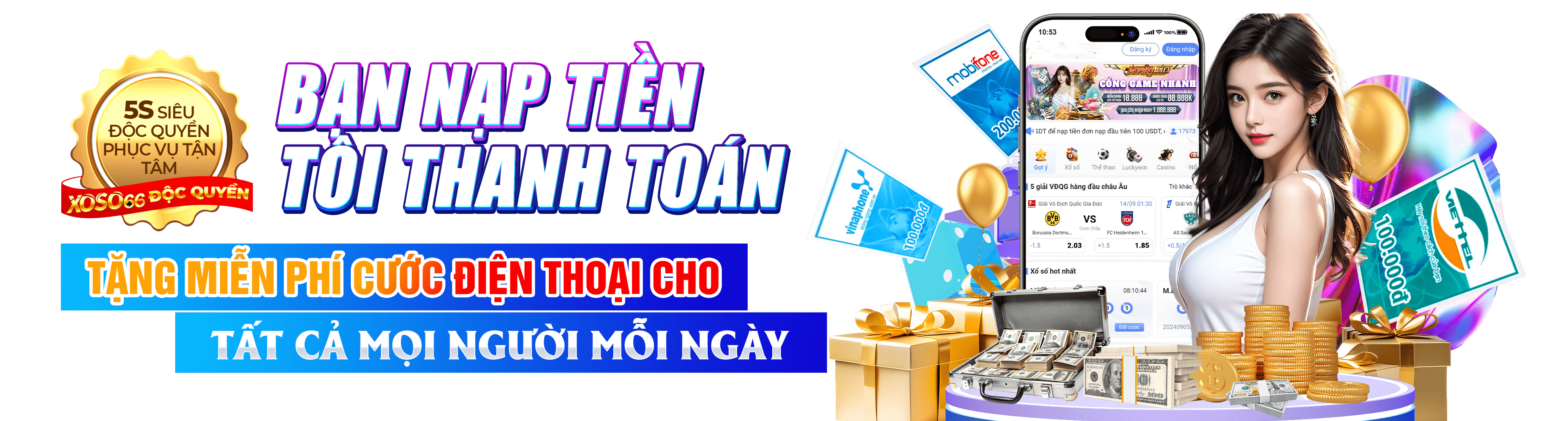 Hình ảnh quảng cáo của slotvip hiển thị nền tảng và các lợi ích